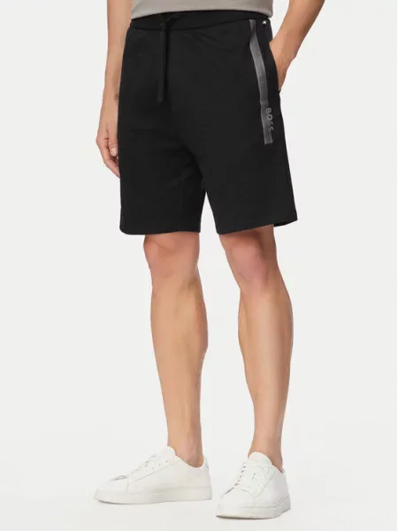BOSS sportske kratke hlače za muškarce od pamuka Authentic Shorts crna