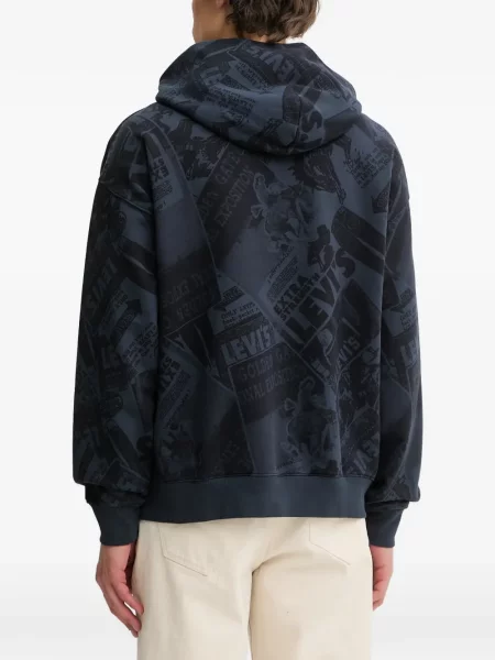 Scurt pantaloni scurți Levi's® cu broderie cu dungi alb