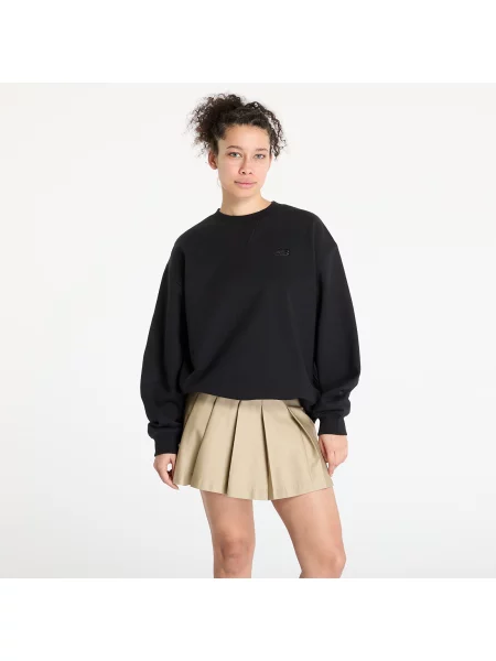 Hanorac New Balance Athletics French Terry Crew Sweatshirt Black XS negru