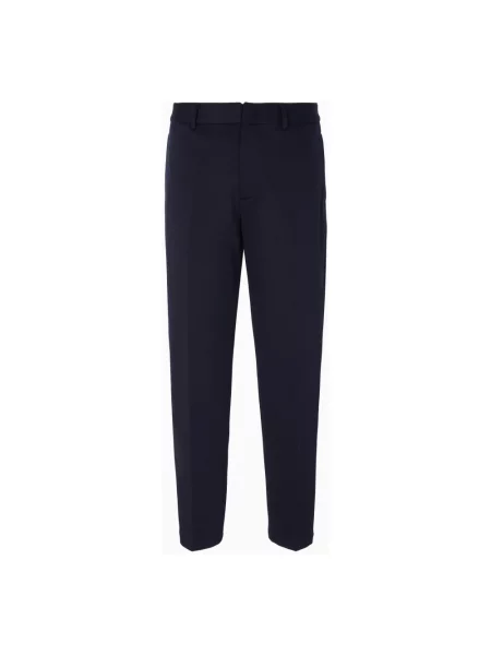 Сhinosy Emporio Armani wełniane niebieskie