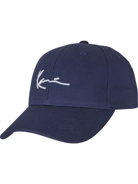 Karl Kani Șapcă Signature Essential albastru închis alb