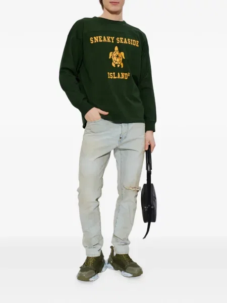 Tricou Dsquared2 lung verde
