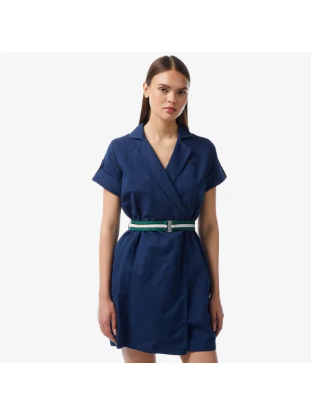 Lacoste Sukienka Lacoste granatowa