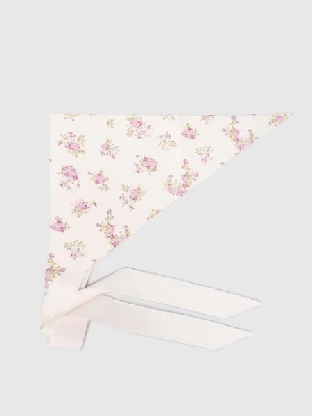 Хустка в принт Magda Butrym рожева
