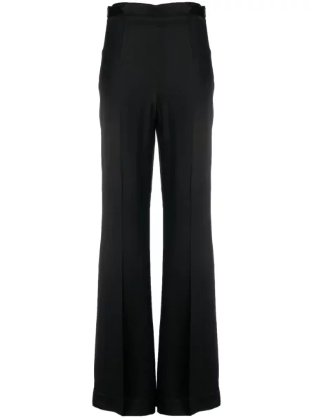 Pantaloni Twinset din satin negru