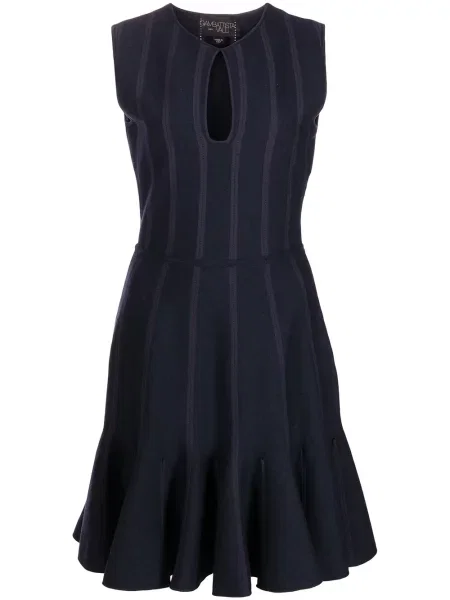 Rochie Giambattista Valli cu dungi de costum albastru
