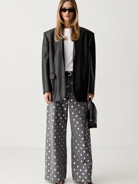 Karl Lagerfeld tricou basic pentru femei din alb