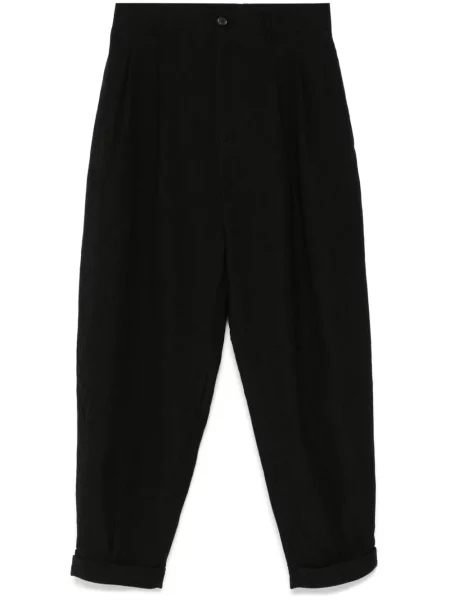 Plisované kalhoty Songzio černé