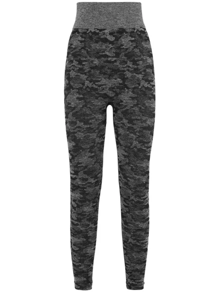 Leggings Plein Sport cu imagine cu model camuflaj gri