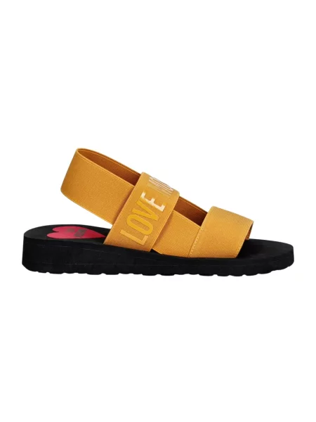 Love Moschino sandały pomarańczowe