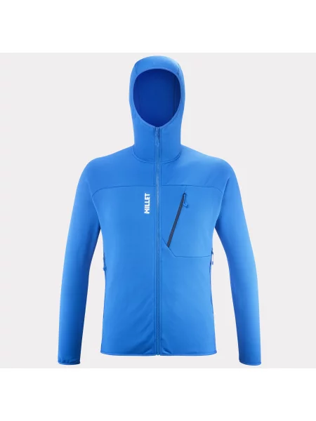 MILLET bluza trekingowa SENECA FLEECE HOODIE M XL niebieska