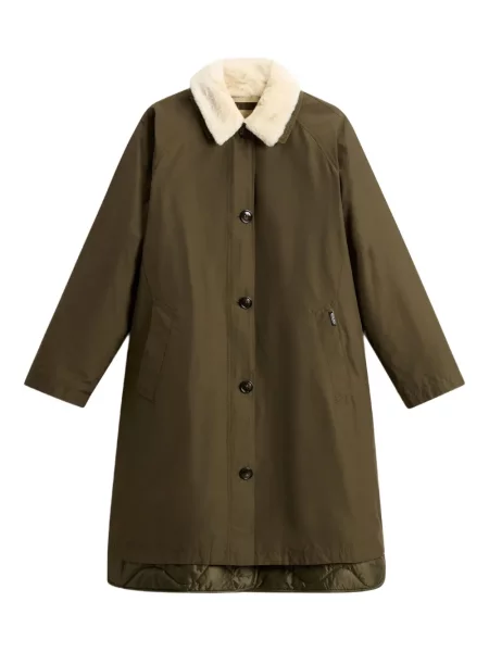Futro Woolrich ocieplane zielone