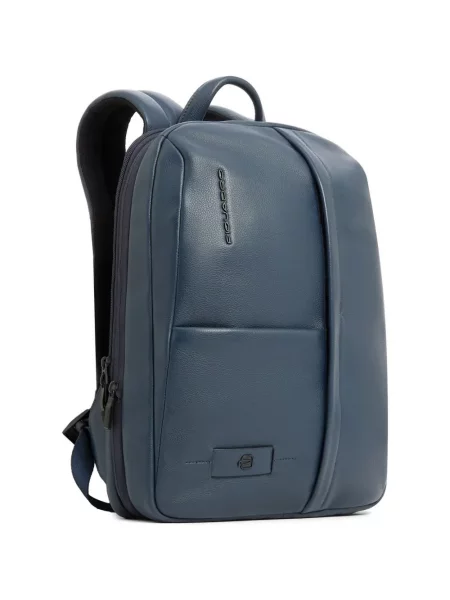 Rucsac Piquadro din piele albastru