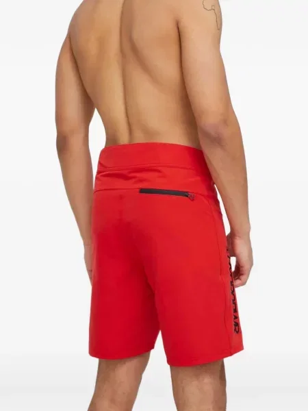Slip de baie Helly Hansen cu imagine roșu