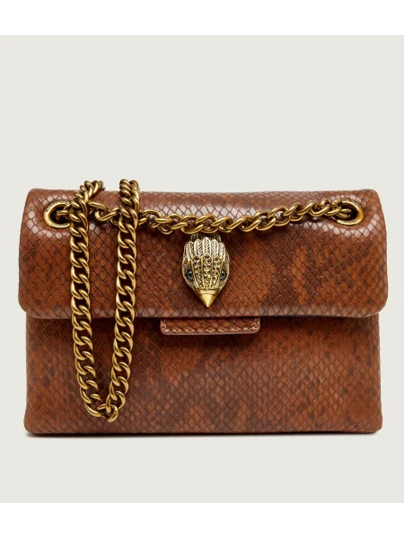Kurt Geiger London geantă crossbody pentru femei din piele KENSINGTON maro