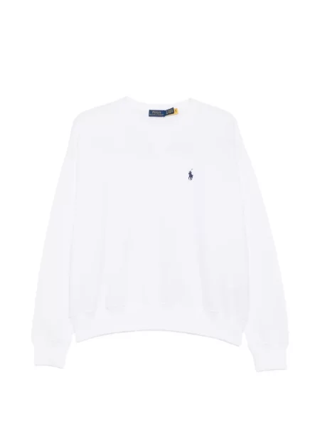 Карирана риза Polo Ralph Lauren кепър с автограф бяло