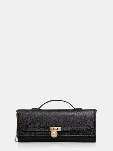 MICHAEL Michael Kors kopertówka skórzana czarna