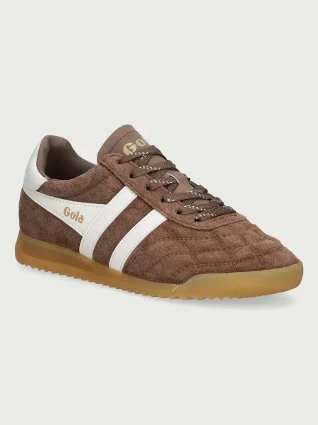 Gola Stadium Suede Trainer sneakers pentru femei din piele întoarsă maro