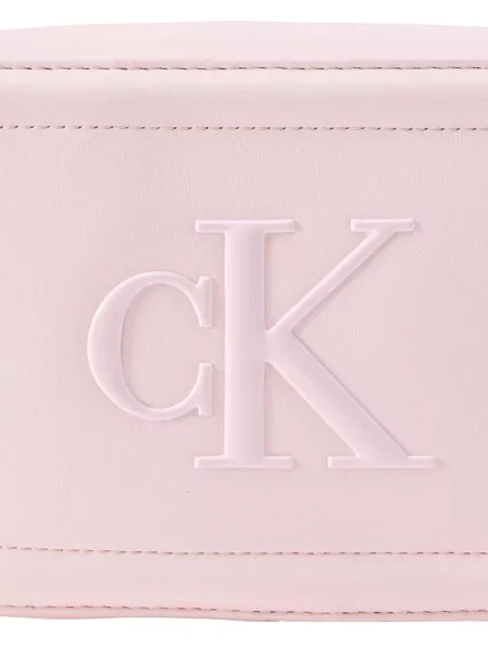 Calvin Klein geantă crossbody pentru femei cu imitație de piele roz
