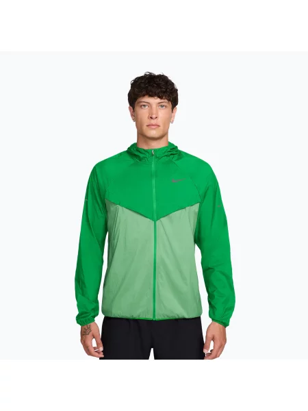 Geacă de alergare pentru bărbați Nike Stride green spark verde
