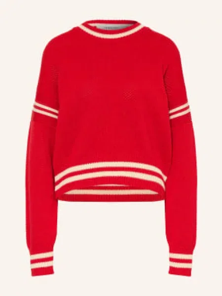 Golden Goose Sweter Oversize Journey rot biały