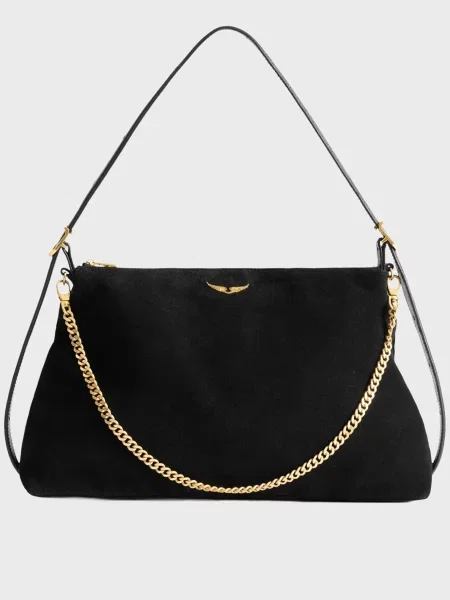 Замшевая сумка Zadig&voltaire черная
