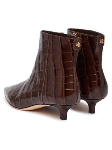 Polokozačky LAUREN RALPH LAUREN hnědé