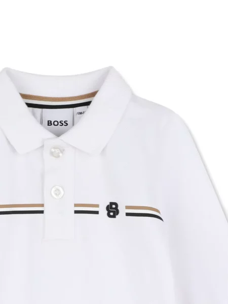 Koszulka polo dziecięca Bosswear biała