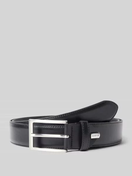 Pasek skórzany ze sprzączką Lloyd Men's Belts czarny