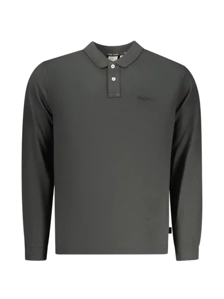 Lung tricou polo Pepe Jeans negru