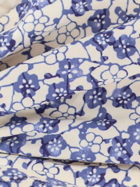 Top Isabel Marant cu model floral albastru