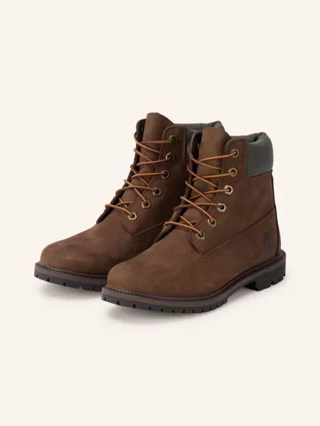 Timberland Šněrovací Boty hnědá zelená