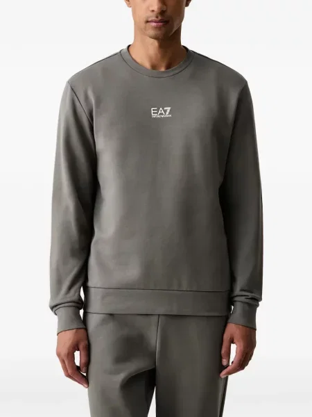 Trening Ea7 Emporio Armani cu imagine cu decolteu rotund gri