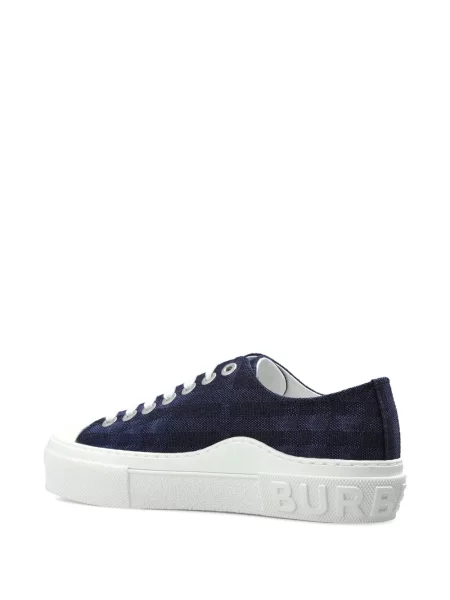 Platform talpú sneaker Burberry autogrammal kék