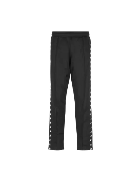 Spodnie Golden Goose z nadrukiem do biegania czarne