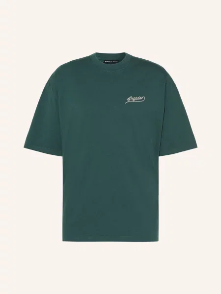 Pegador Oversized Tričko Massa tmavě / krémová zelená