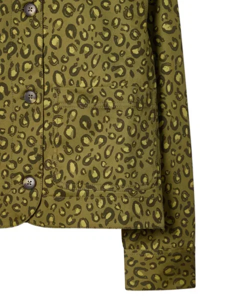 Geacă Ps Paul Smith cu imagine cu model leopard verde