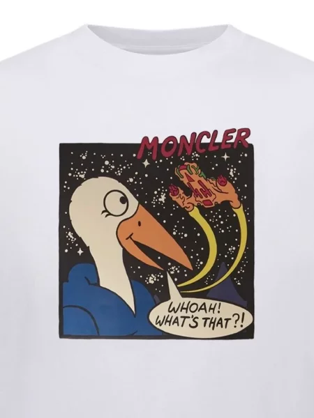 Marškinėliai Moncler balta