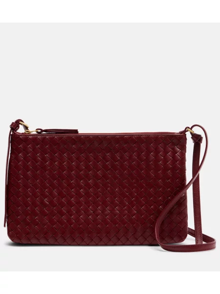 Geantă Bottega Veneta din piele roșu