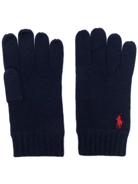 Mănuși Polo Ralph Lauren cu broderie de lână