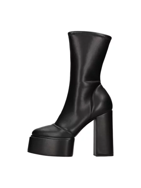 Buty do kostki 3juin skórzane czarne