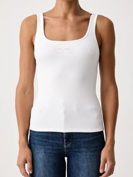 Top Calvin Klein Jeans biały
