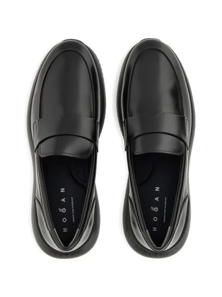 Pantofi loafer Hogan cu platformă negru