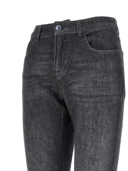 Blugi Emporio Armani gri
