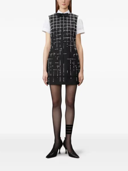 Rochie mini Thom Browne negru