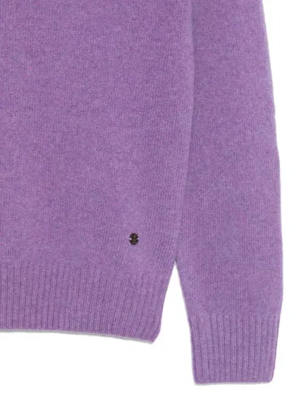Pulover Impure cu decolteu rotund violet