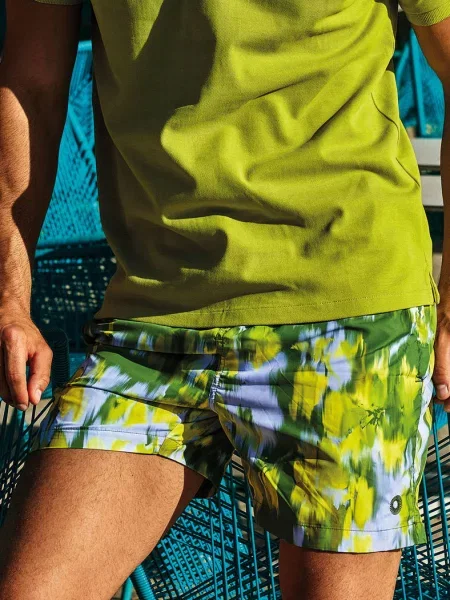 Пляжные мужские шорты с принтом