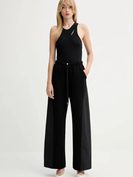 Спортивні штани MAX&Co. однотонні чорний