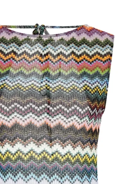 Rochie mini Missoni tricotate de costum