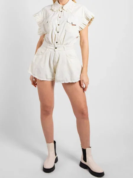 Just Before Комбінезон з шортами Молочний